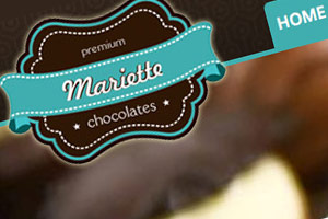 Mariette Chocolates web design